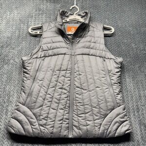 Merrell‎ Women's Puffer Vest XL Gray Insulated M-Select Dry Thinsulate Quilted